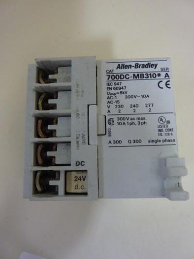 Used ALLEN BRADLEY Relay 700DC-MB310 SER A #63658