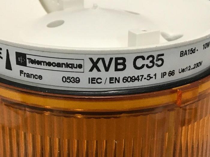 Used TELEMECANIQUE Stack Light Yellow XVB C35 BASE #117947