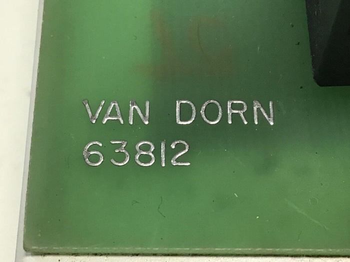 Used VAN DORN Circuit Board 63812 Used