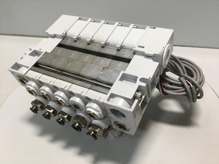 Used KOGANEI Manifold w/ Valves PBM5P-3W #104866