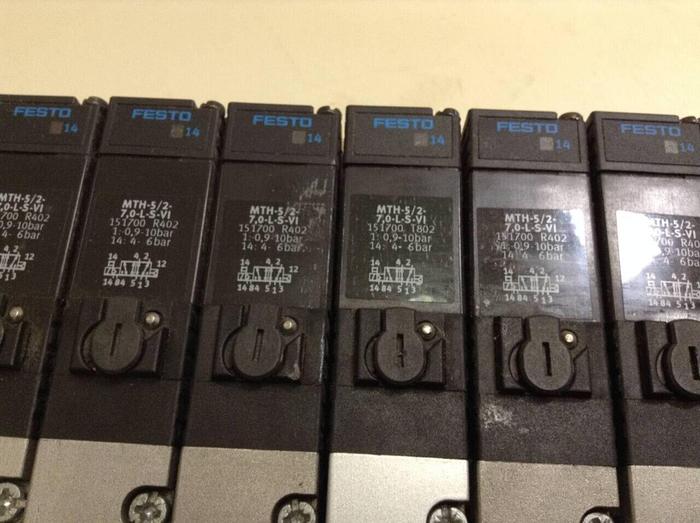 Used FESTO Control Block w/ Valves IFB8-03 #70461