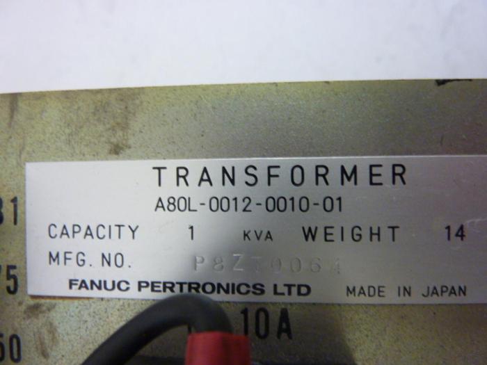 Used FANUC 1 kVA Transformer A80L-0012-0010-01 #51457
