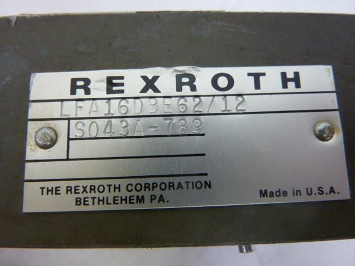 Used REXROTH Solenoid Block LFA16DBE62/12 #84279