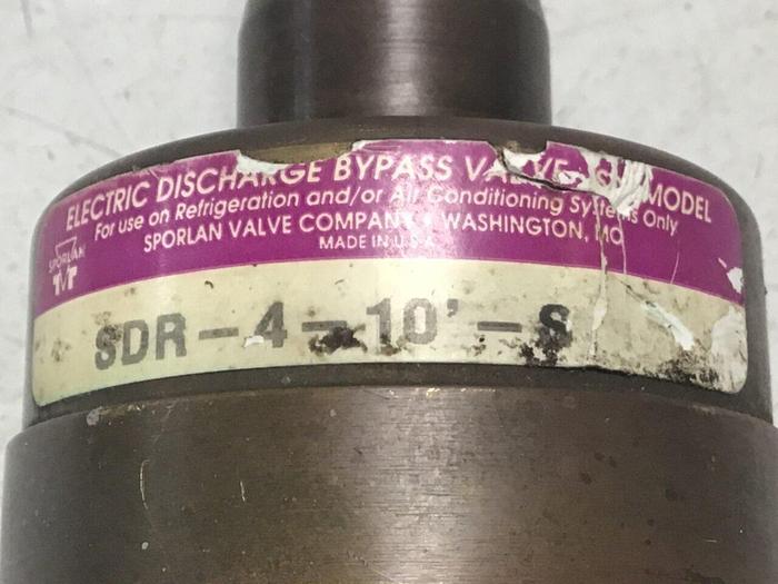 Used SPORLAN Bypass Valve SDR-4-10-S #124726