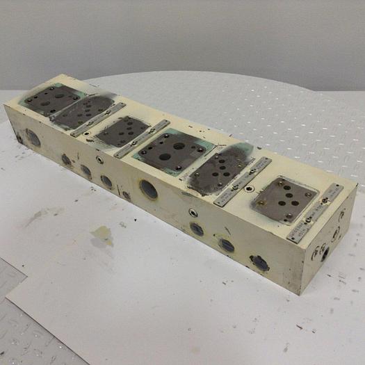 Used PARKER 6 Zone Hydraulic Manifold MANIFOLD712 #87714