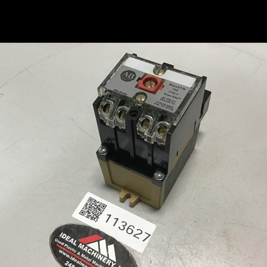 Used ALLEN BRADLEY AC Relay 700-P200A1 SER B USED