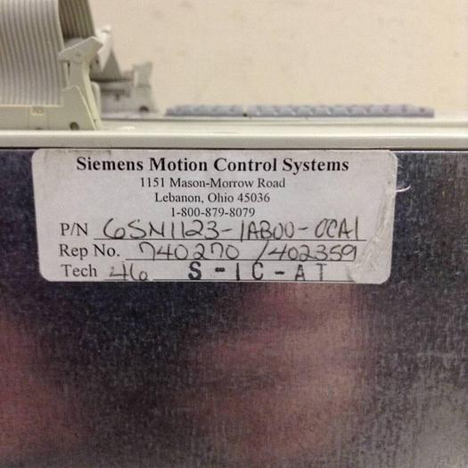 Used SIEMENS Simodrive 6SN1123-1AB00-0CA1 Used