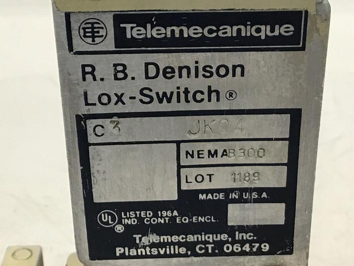 Used TELEMECANIQUE Limit Switch C3JK04 #121646