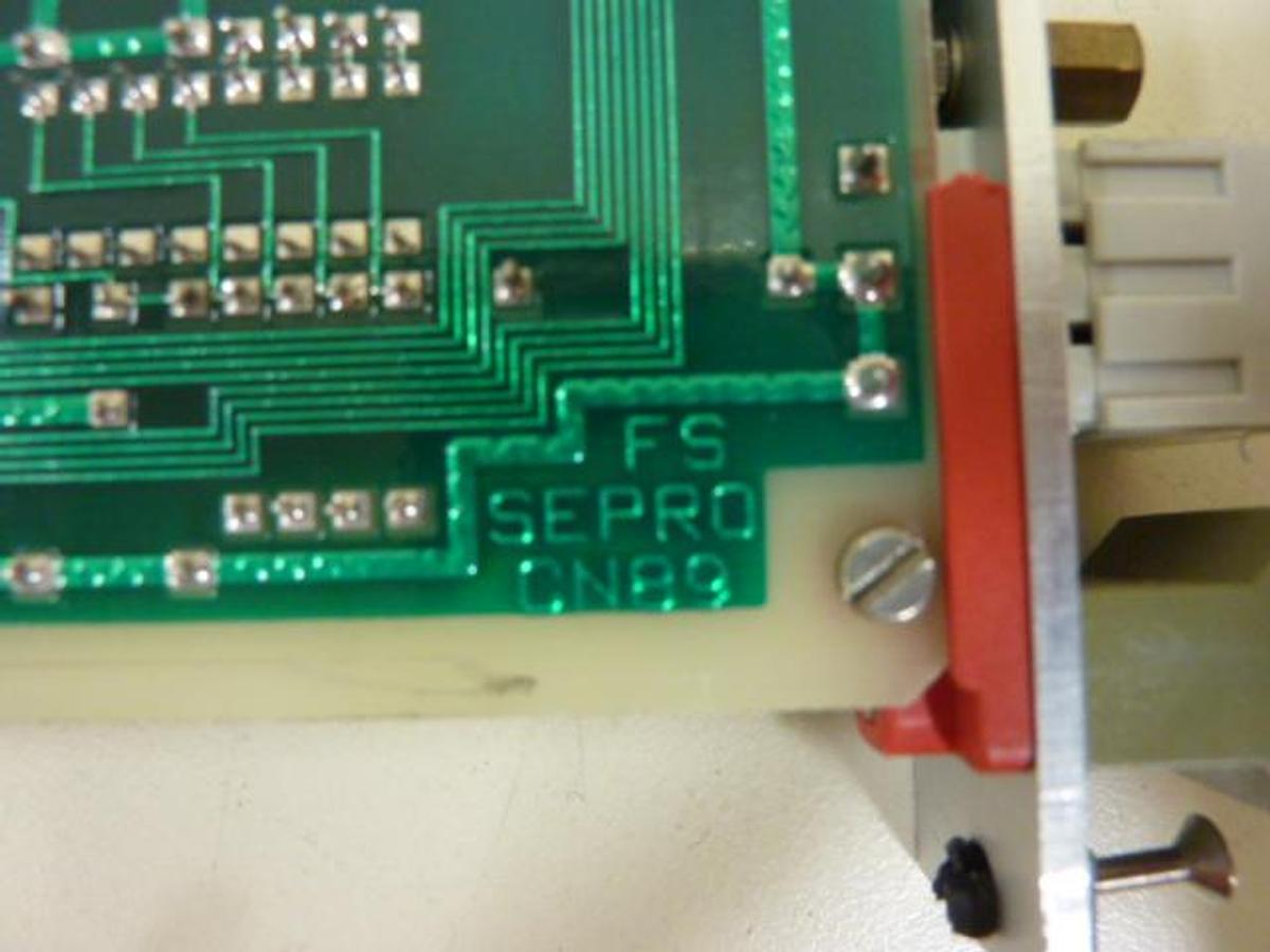 Used SEPRO ROBOTIQUE Control Board 07S0095004/A Used