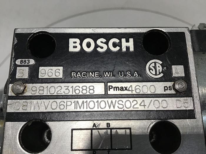 Used BOSCH Proportional  Servo Valve 0 811 404 304 Used #145593