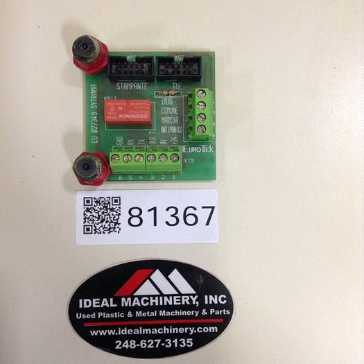 Used EUROTEK Circuit Board EU 027349 #81367