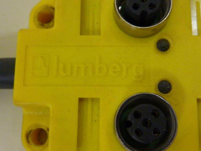 Used LUMBERG Distribution Block ASB 4/LED 5/4-12-RS120M/1F #53209