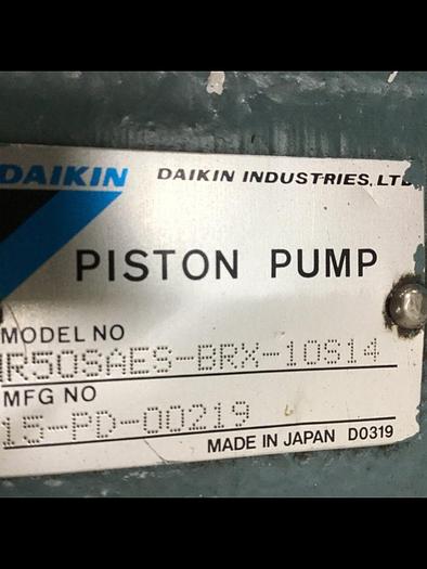 Used DAIKIN Piston Pump NR50SAES-BRX-10S14 #122346