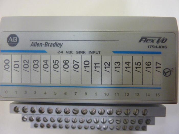 Used ALLEN BRADLEY Input Module 1794-IB16 SER A #49469