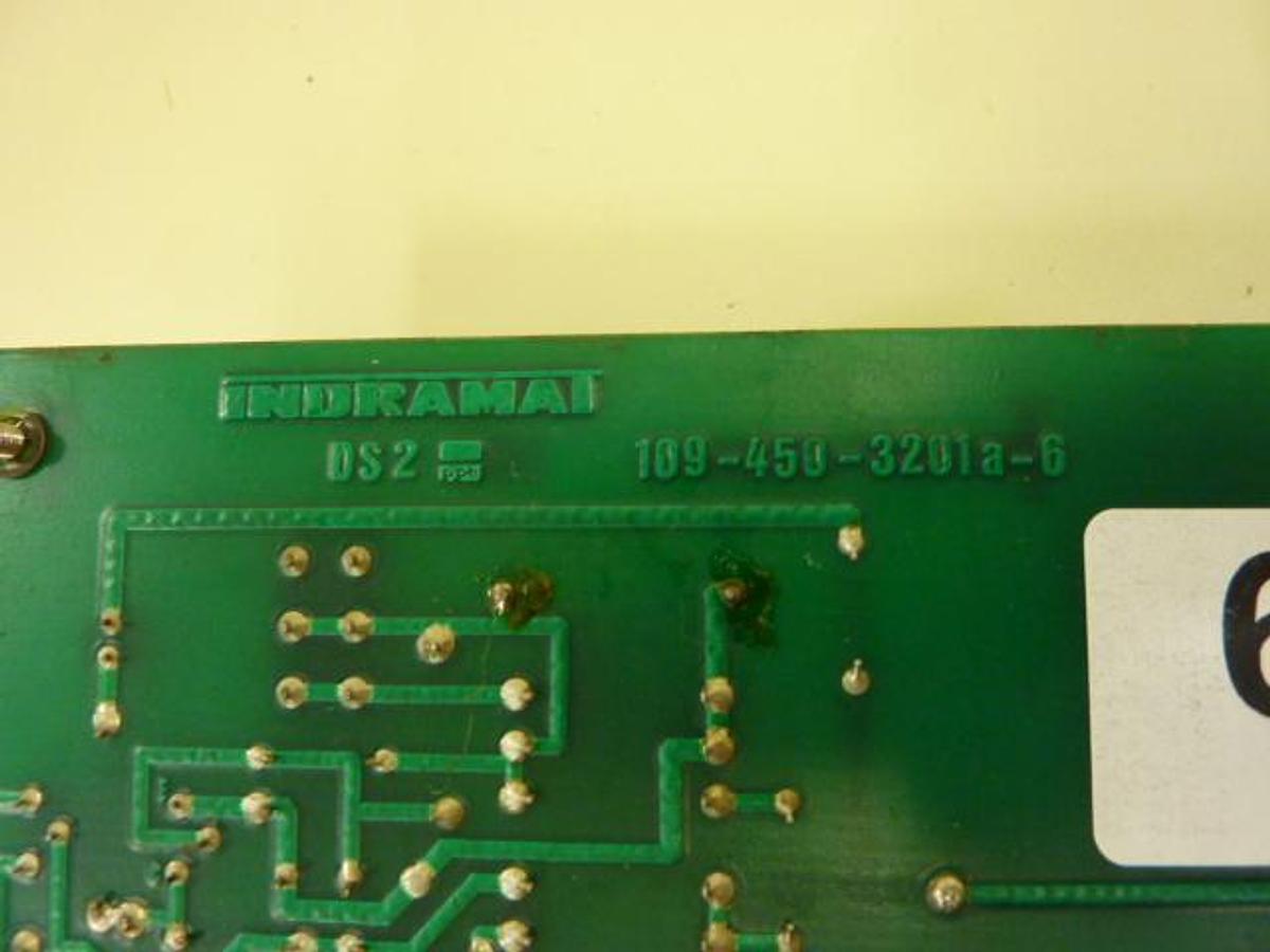Used INDRAMAT Circuit Board 109-450-3201B-6 #60165