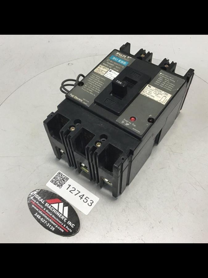 Used FUJI ELECTRIC 70 Amp Circuit Breaker BU-ESB3070 USED