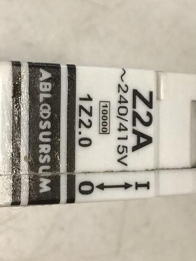 Used ABL SURSUM Circuit Breaker 2 Amp Z2A 1Z2.0 #119593