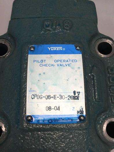 Used YUKEN Pilot Operated Check Valve CPDG-06-E-30-2088 #96961