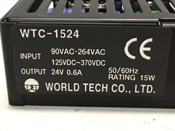 Used WORLD TECH Power Supply WTC-1524 #119827