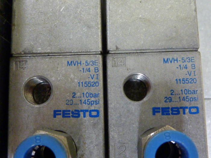 Used FESTO Control Block / Valve Terminal IFB8-02 #52711