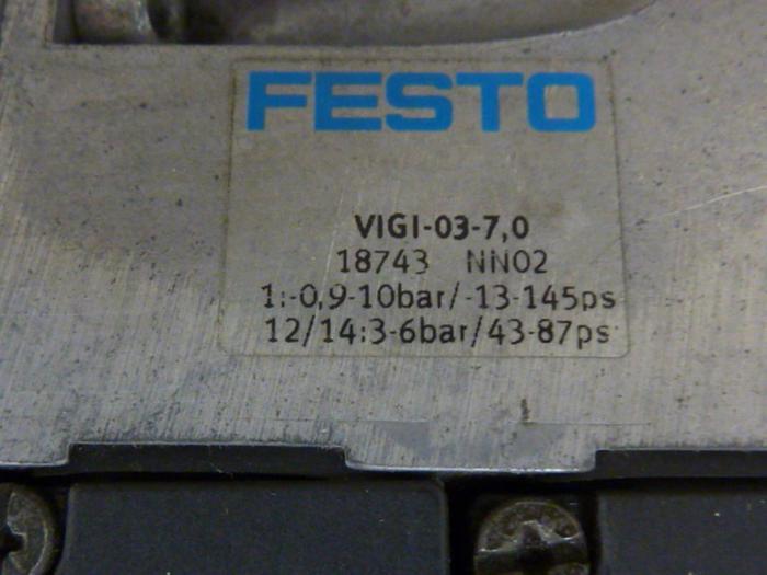 Used FESTO Control Block w/ Valves IFB8-03 #52807