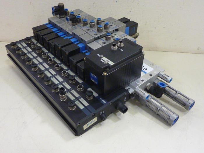 Used FESTO Control Block / Valve Terminal IFB8-02 #61266