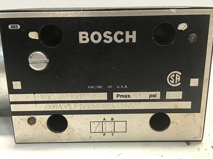 Used BOSCH Valve 9810232454 081WV10P1V1068WS024/00D51 #137638