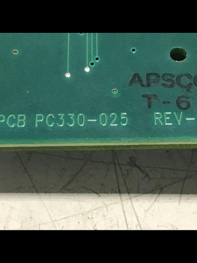 Used VAN DORN Analog Circuit Board 330025 PC330-025 Used