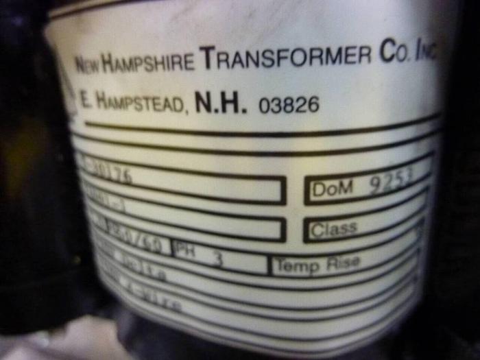 Used NEW HAMPSHIRE 3.0 kVA Transformer T-30176 #67239