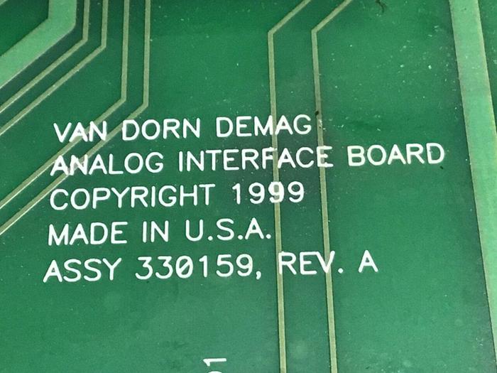 Used VAN DORN Analog Interface Board 330159 PC330-159 330-159 #137219