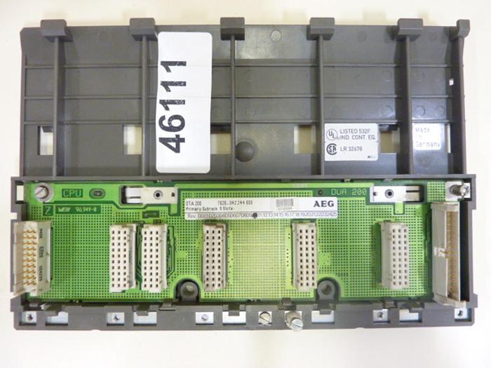 Used AEG 5 Slot Subrack DTA 200 #47642