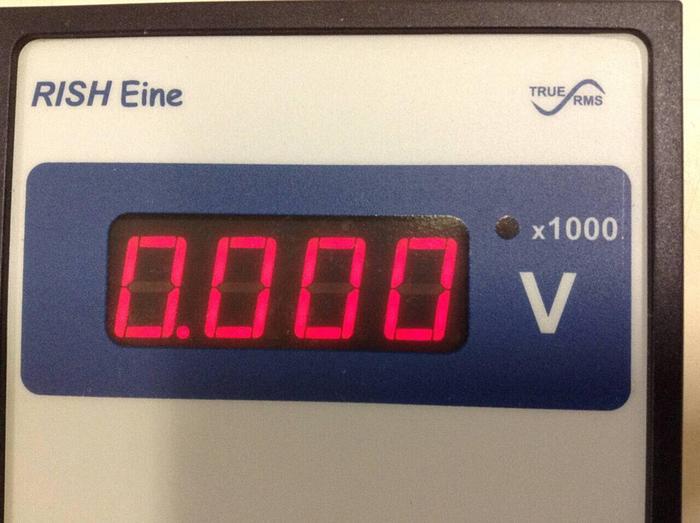 Used RISHABH Digital Panel Meter RISH EINE V #86280