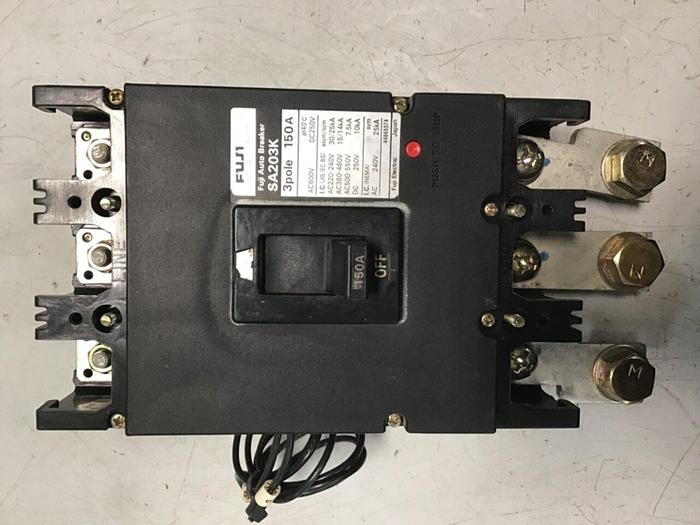 Used FUJI ELECTRIC 150 Amp Auto Breaker SA203K #140843