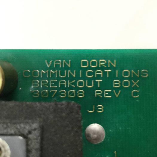 Used CINCINNATI MILACRON Communications Breakout Board 307308 #92754