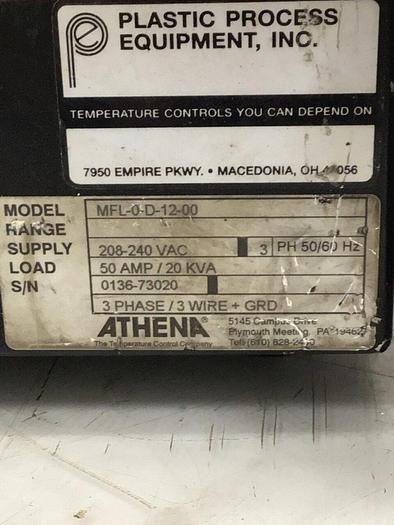 Used ATHENA 12 Zone Hot Runner Controller MFL-0-D-12-00 USED