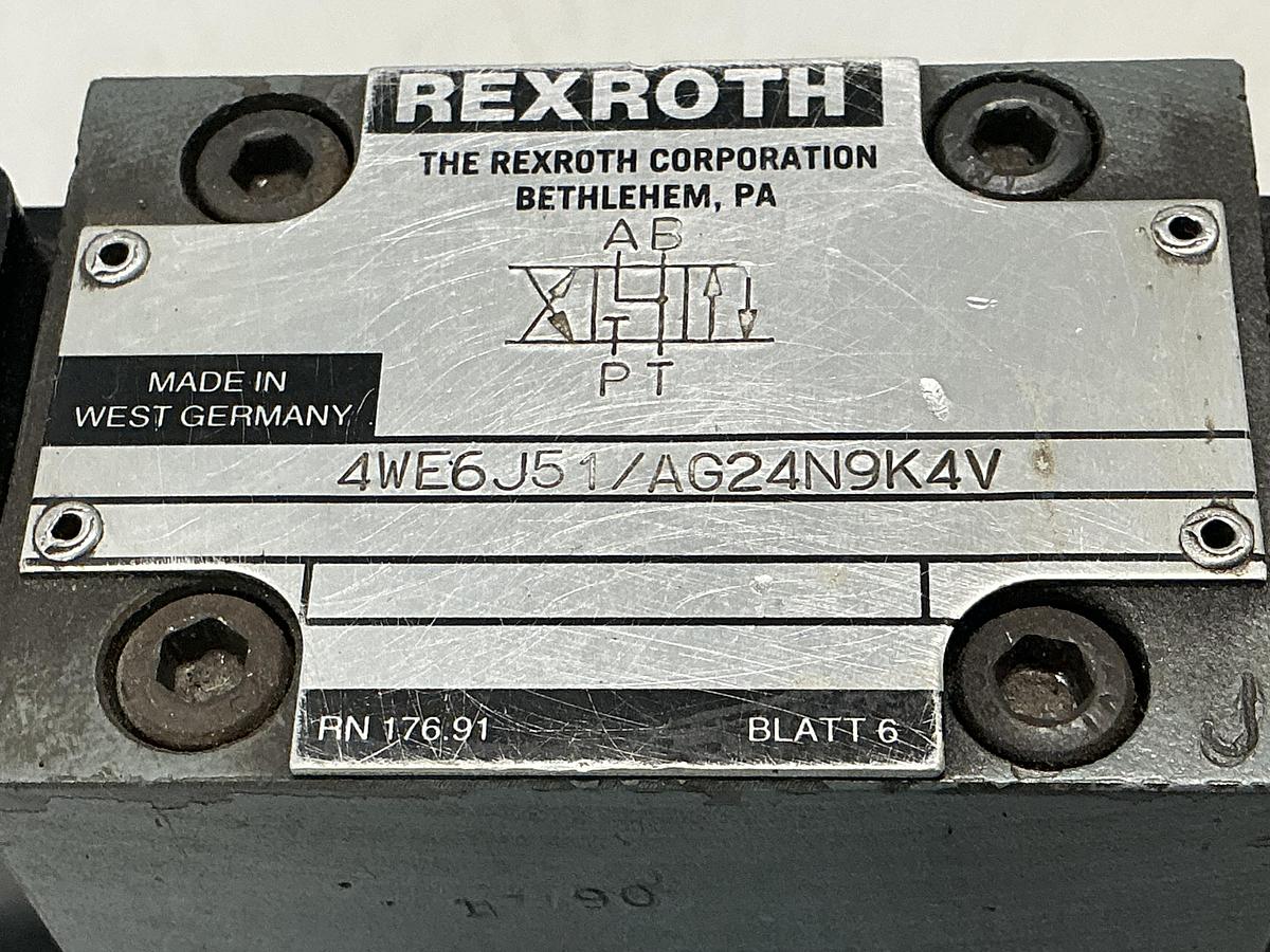 Used REXROTH 4WE6J51/AG24N9K4V