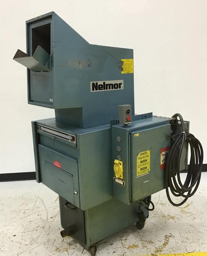Used NELMOR 5 HP Grinder Granulator RG810M1 Used
