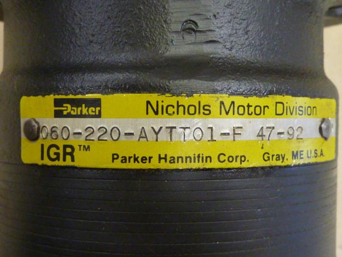 Used PARKER Die Height Adjustment Hydraulic Motor 060-220-AYTT-01-F #61971