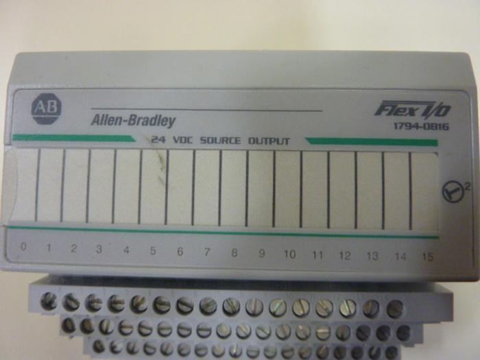 Used ALLEN BRADLEY I/O Module 1794-OB16 SER A #49466