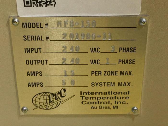 IDEAL MACHINERY 8 Zone Hot Runner IM-MF8-150-GST NEW