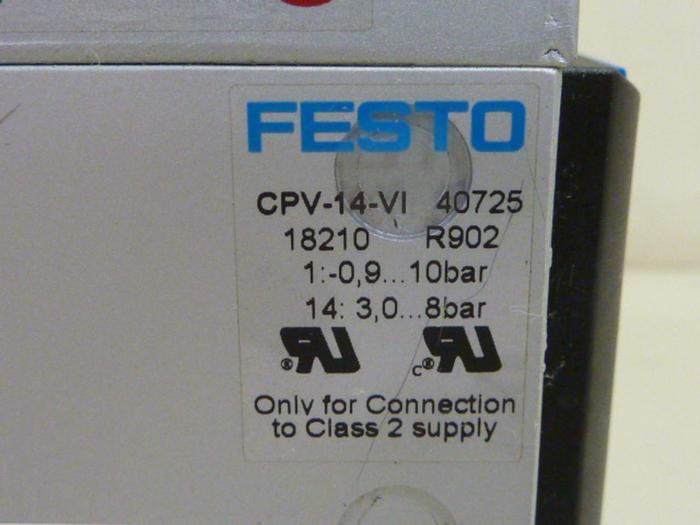 Used FESTO Manifold Valve Terminal CPV-14-VI #59675