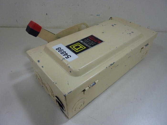 Used SQUARE D 30 Amp Safety Switch HU361 E2 #54898