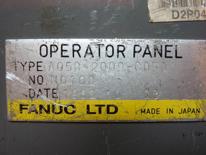 Used FANUC Operator Panel A05B-2009-C050 #23195