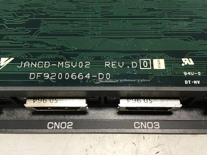 Used YASKAWA Circuit Board JANCD-MSV01B REV F01 #131026