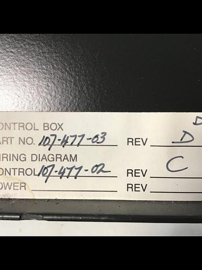 Used CONAIR Vacuum Loader Control Box 107-477-03 #137895