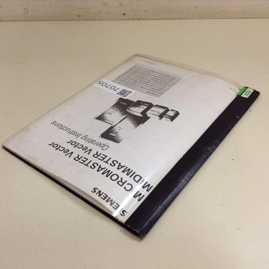 Used SIEMENS Operating Instructions G85139-H1751-U529-D1 #70705