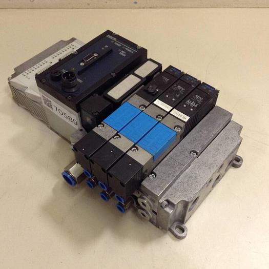 Used FESTO Control Block w/ Valves VIFB-03-B #70589
