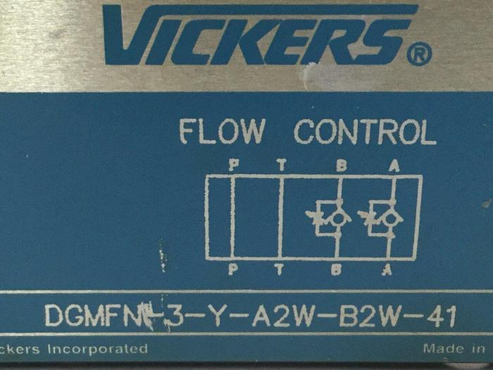 Used VICKERS Valve DGMFN3Y2AWB2W41 #105755