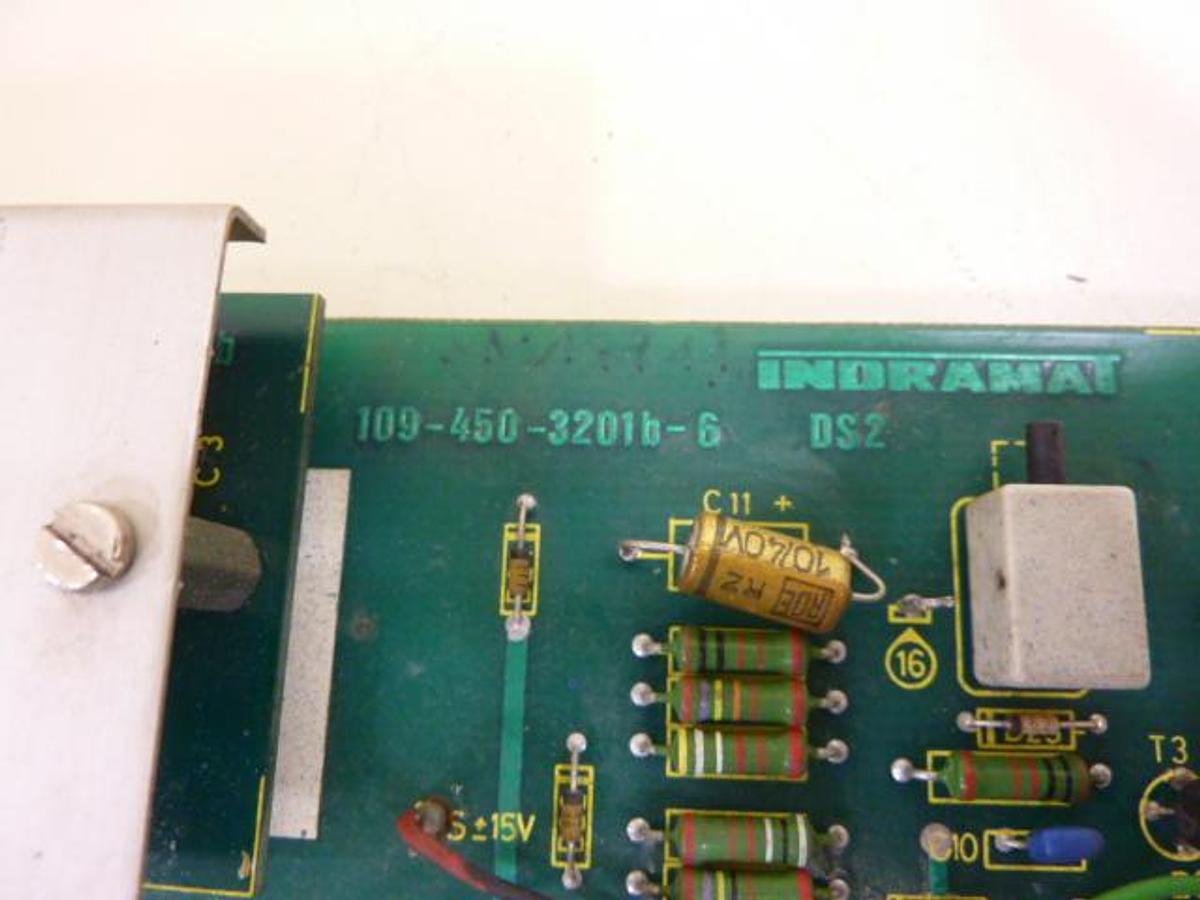 Used INDRAMAT Circuit Board 109-450-3201B-6 #60165