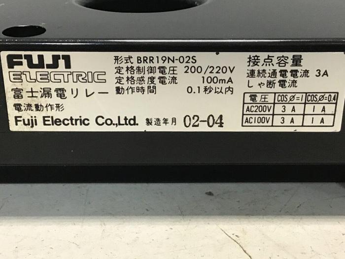 Used FUJI ELECTRIC Transformer BRR19N-02S #119839
